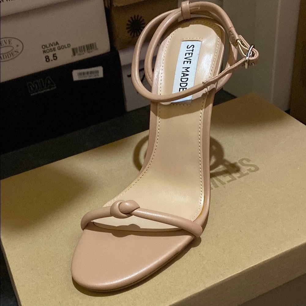 Steve Madden Blush Strappy Heels